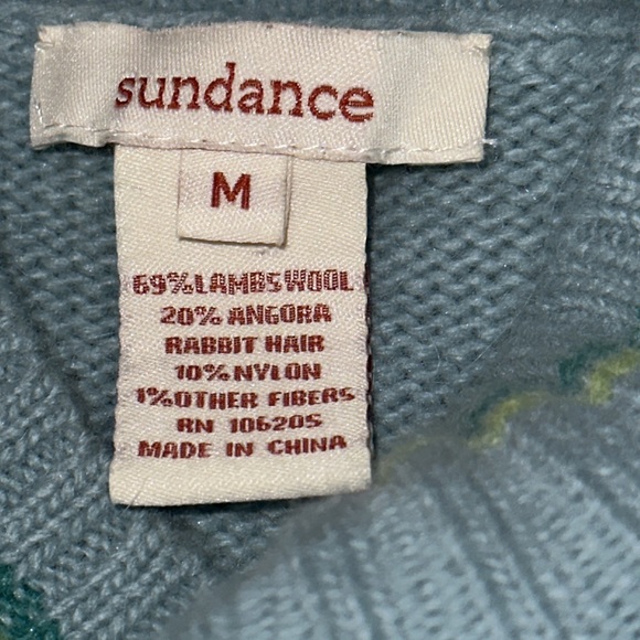 Sundance Fair Isle Wool Angora blend sweater - Picture 10 of 11